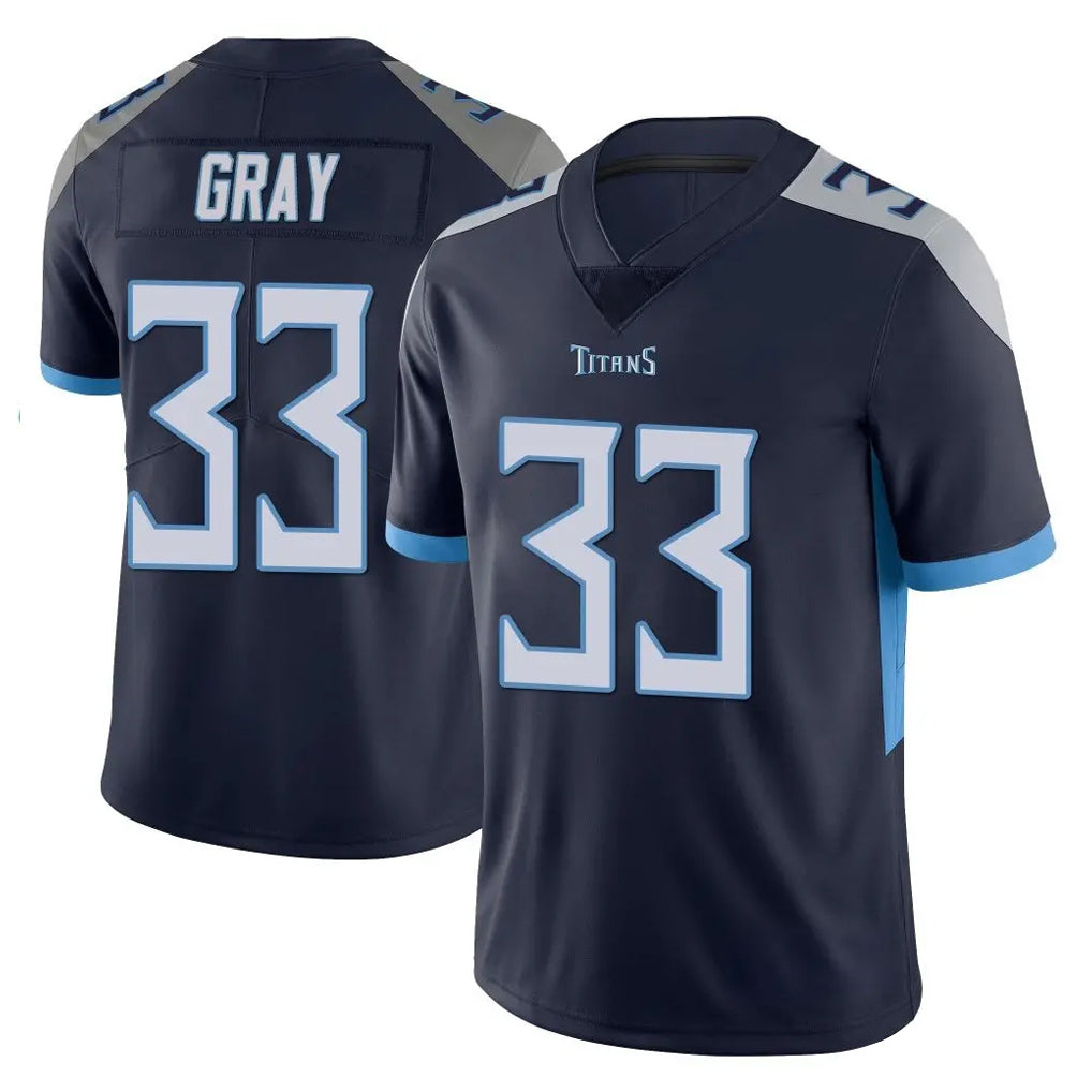Kooe T.Titans #33 Cedric Gray Player Navy Limited Vapor Untouchable Home Game Stitched Jerseys