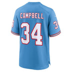 Kooe T.Titans #34 Earl Campbell Light Blue Retired Player Alternate Game Stitched Jersey