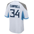 Kooe T.Titans #34 Earl Campbell Player White Home Game Football Jerseys