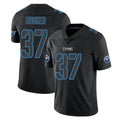 Kooe T.Titans #37 Amani Hooker Player Black Impact Limited Home Game Stitched Jerseys