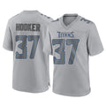Kooe T.Titans #37 Amani Hooker Player Gray Atmosphere Fashion Home Game Stitched Jerseys