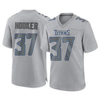 Kooe T.Titans #37 Amani Hooker Player Gray Atmosphere Fashion Home Game Stitched Jerseys