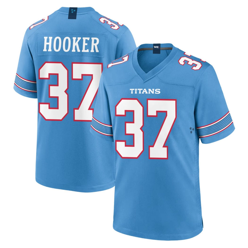Kooe T.Titans #37 Amani Hooker Player Light Blue 2026 Game Home Stitched Jerseys