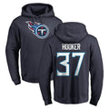 Kooe T.Titans #37 Amani Hooker Player Navy Logo Pullover Hoodies Home Game Stitched Jerseys