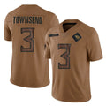 Kooe T.Titans #3 Tommy Townsend Player Brown Limited Salute to Service Home Game Stitched Jerseys