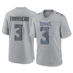 Kooe T.Titans #3 Tommy Townsend Player Gray Atmosphere Fashion Home Game Stitched Jerseys