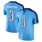 Kooe T.Titans #3 Tommy Townsend Player Light Blue Limited Color Rush Home Game Stitched Jerseys