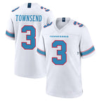 Kooe T.Titans #3 Tommy Townsend Player White 2026 Game Home Stitched Jerseys