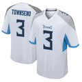 Kooe T.Titans #3 Tommy Townsend Player White Home Game Stitched Jerseys