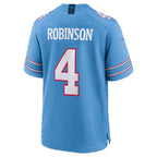 Kooe T.Titans #4 Wan'Dale Robinson Light Blue Team Game Stitched Jerseys