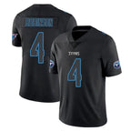 Kooe T.Titans #4 Wan'Dale Robinson Player Black Impact Limited Home Game Stitched Jerseys