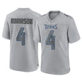 Kooe T.Titans #4 Wan'Dale Robinson Player Gray Atmosphere Fashion Home Game Stitched Jerseys