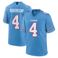 Kooe T.Titans #4 Wan'Dale Robinson Player Light Blue 2026 Game Home Stitched Jerseys