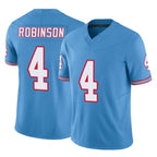 Kooe T.Titans #4 Wan'Dale Robinson Player Light Blue Limited Vapor F.U.S.E. Home Game Stitched Jerseys