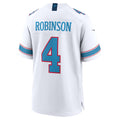 Kooe T.Titans #4 Wan'Dale Robinson White Game Stitched Jerseys