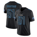 Kooe T.Titans #51 Austin Schlottmann Player Black Impact Limited Home Game Stitched Jerseys