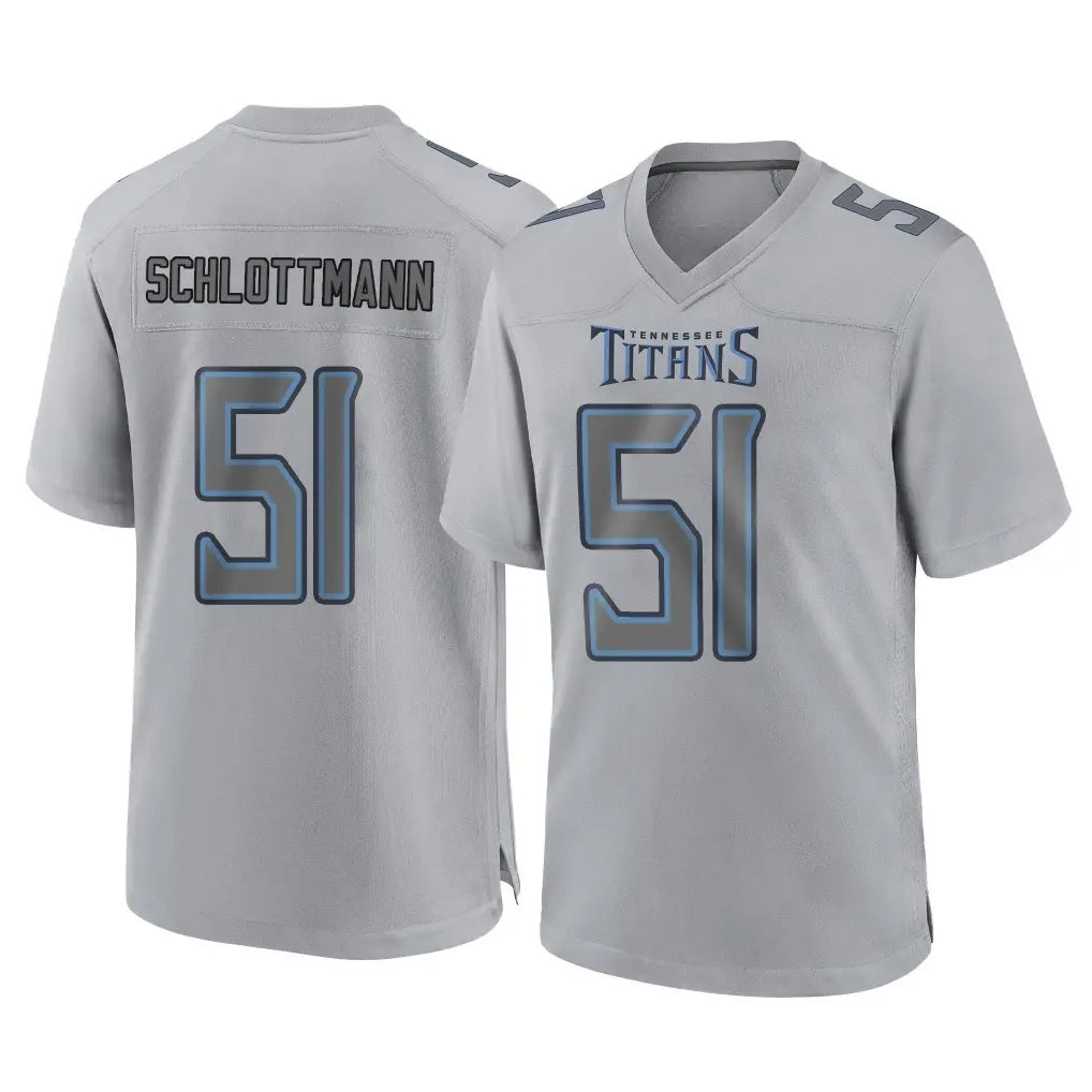 Kooe T.Titans #51 Austin Schlottmann Player Gray Atmosphere Fashion Home Game Stitched Jerseys