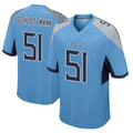 Kooe T.Titans #51 Austin Schlottmann Player Light Blue Home Game Stitched Jerseys