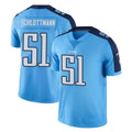 Kooe T.Titans #51 Austin Schlottmann Player Light Blue Limited Color Rush Home Game Stitched Jerseys
