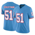 Kooe T.Titans #51 Austin Schlottmann Player Light Blue Limited Vapor F.U.S.E. Home Game Stitched Jerseys