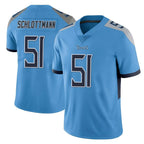 Kooe T.Titans #51 Austin Schlottmann Player Light Blue Limited Vapor Untouchable Home Game Stitched Jerseys