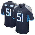 Kooe T.Titans #51 Austin Schlottmann Player Navy Home Game Stitched Jerseys