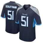Kooe T.Titans #51 Austin Schlottmann Player Navy Home Game Stitched Jerseys