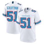 Kooe T.Titans #51 Austin Schlottmann Player White 2026 Game Home Stitched Jerseys