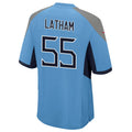 Kooe T.Titans #55 JC Latham Player Light Blue Home Game Stitched Jerseys