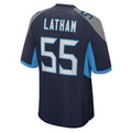 Kooe T.Titans #55 JC Latham Player Navy Home Game Stitched Jerseys