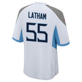 Kooe T.Titans #55 JC Latham Player White Home Game Stitched Jerseys