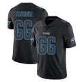 Kooe T.Titans #66 Fernando Carmona Jr. Player Black Impact Limited Home Game Stitched Jerseys