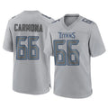 Kooe T.Titans #66 Fernando Carmona Jr. Player Gray Atmosphere Fashion Home Game Stitched Jerseys