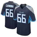 Kooe T.Titans #66 Fernando Carmona Jr. Player Navy Home Game Stitched Jerseys