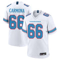 Kooe T.Titans #66 Fernando Carmona Jr. Player White 2026 Game Home Stitched Jerseys