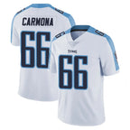 Kooe T.Titans #66 Fernando Carmona Jr. Player White Limited Vapor Untouchable Home Game Stitched Jerseys