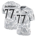 Kooe T.Titans #77 Peter Skoronski Player Arctic Camo Limited Salute to Service Home Game Stitched Jerseys