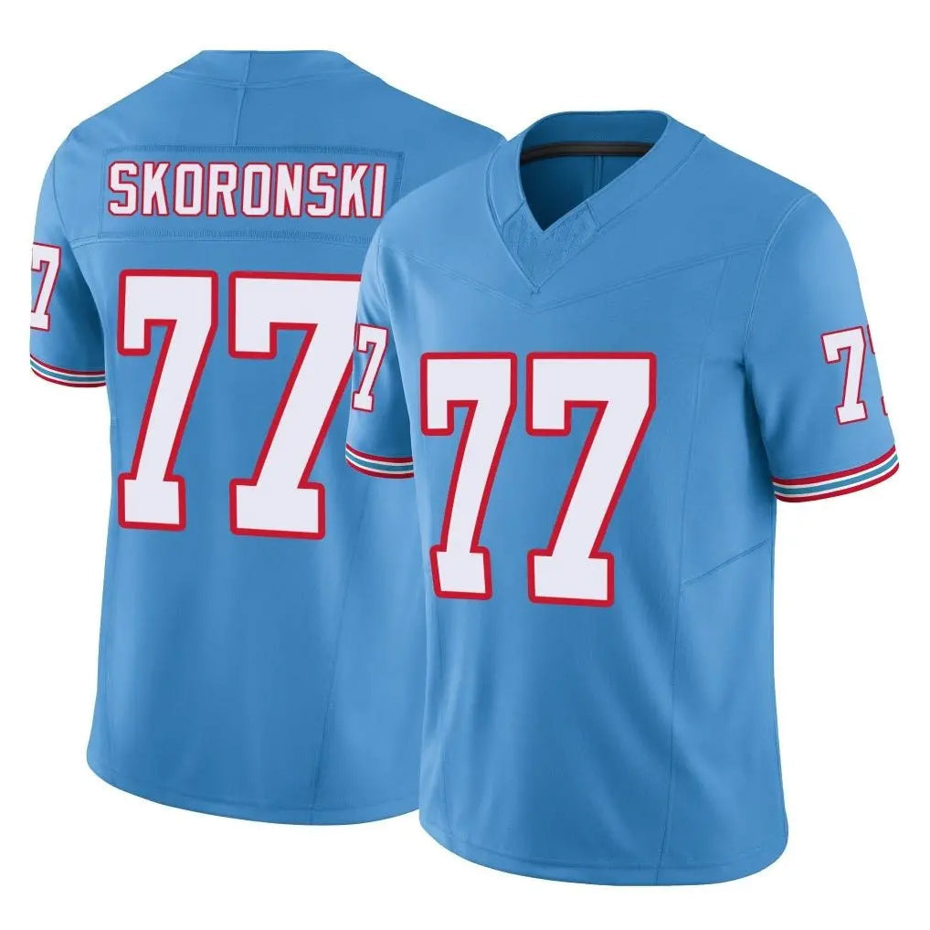 Kooe T.Titans #77 Peter Skoronski Player Light Blue Limited Vapor F.U.S.E. Home Game Stitched Jerseys