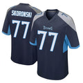 Kooe T.Titans #77 Peter Skoronski Player Navy Home Game Stitched Jerseys