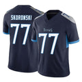 Kooe T.Titans #77 Peter Skoronski Player Navy Limited Vapor F.U.S.E. Home Game Stitched Jerseys