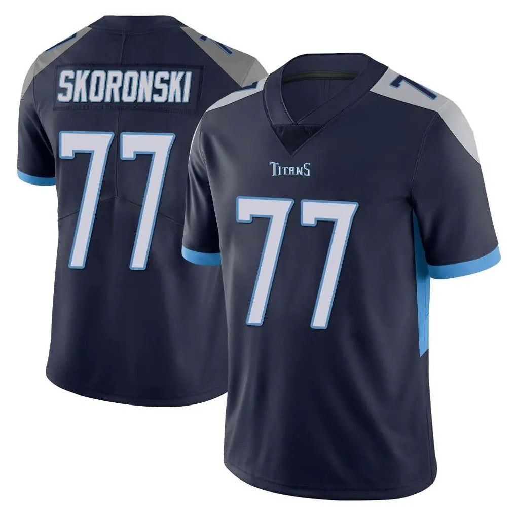 Kooe T.Titans #77 Peter Skoronski Player Navy Limited Vapor Untouchable Home Game Stitched Jerseys