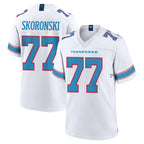 Kooe T.Titans #77 Peter Skoronski Player White 2026 Game Home Stitched Jerseys