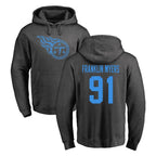 Kooe T.Titans #91 John Franklin-Myers Player Ash One Color Pullover Hoodies Home Game Stitched Jerseys