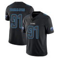 Kooe T.Titans #91 John Franklin-Myers Player Black Impact Limited Home Game Stitched Jerseys