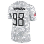 Kooe T.Titans #98 Jeffery Simmons Player Arctic Camo Salute To Service Limited Stitched Jerseys