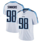 Kooe T.Titans #98 Jeffery Simmons Player White Limited Vapor Untouchable Home Game Stitched Jerseys