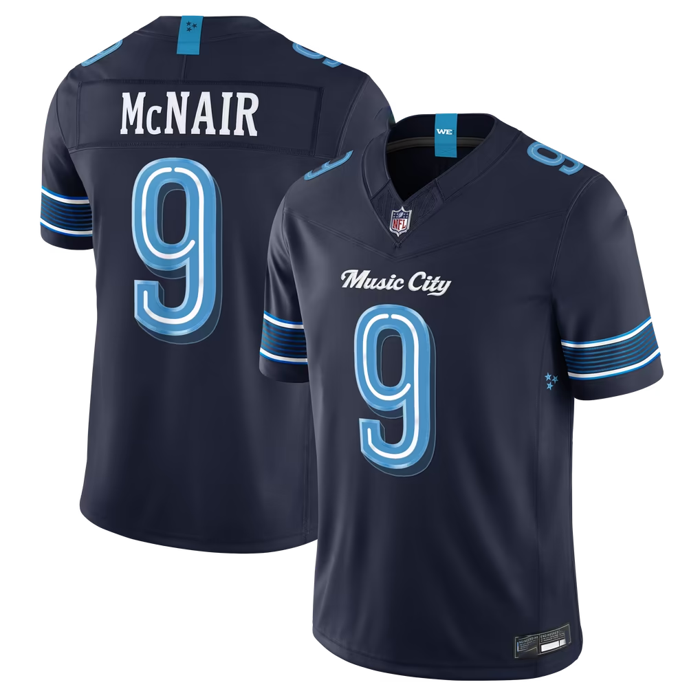 Kooe T.Titans #9 Steve McNair Navy 2026 Rivalries Collection Limited Stitched Jerseys