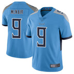 Kooe T.Titans #9 Steve McNair Player Light Blue Vapor Limited Stitched Jerseys