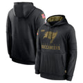 Kooe TB.Buccaneers  Blank Player Black Salute to Service Sideline Performance Pullover Hoodies Home Game Stitched Jerseys