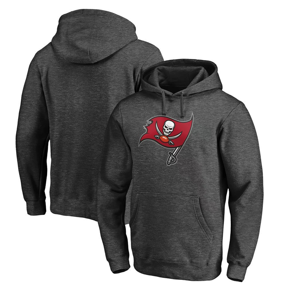Kooe TB.Buccaneers  Blank Player Gray LOGO Pullover Hoodie Home Game Stitched Jerseys